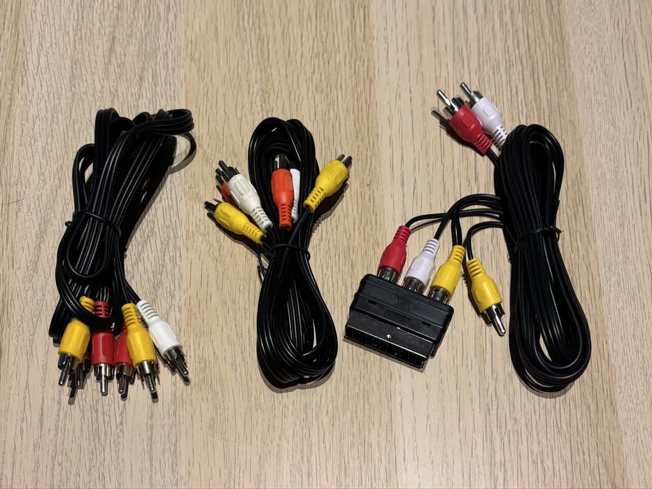 Чинч аудио видео кабели 3RCA със SCART адаптер