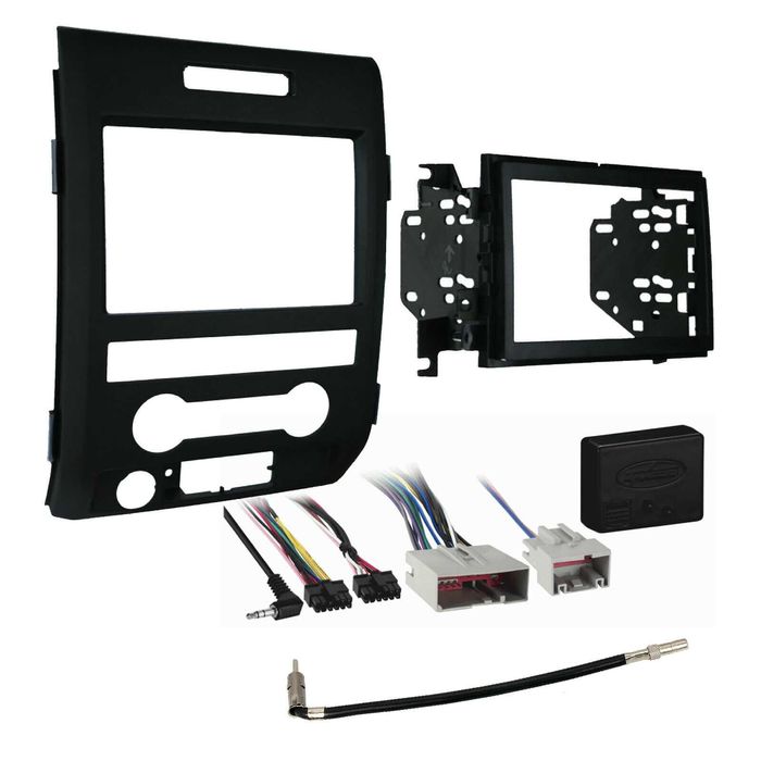 Double 2 Din Dash Mounting Install Kit for 20092014 Ford F150 гр