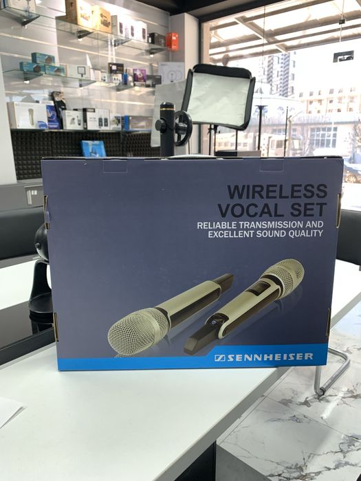 Двойная беспроводная микрофонная система sennheiser