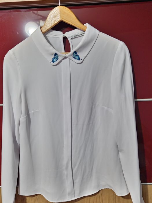 Cămașă Mizar cu fluturi la guler,mărimea 38.