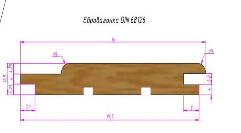 Дървена ламперия АВ
