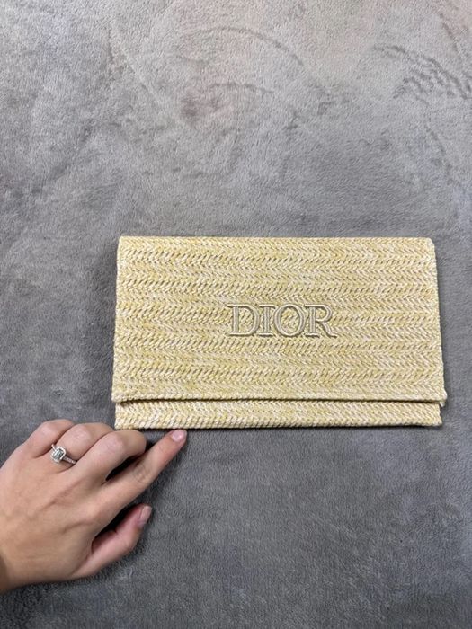 Dior Raffia Bag pouch new noua