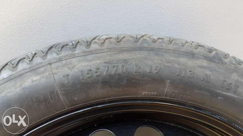 резервна гума патерица за ауди А8 и мерцедес S класа