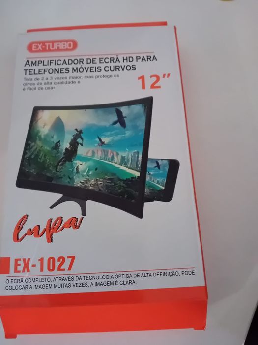 Amplificador de ecran ,(mărește imaginea  la telefon)