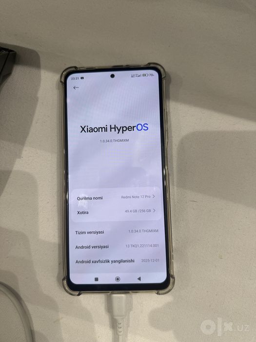 Redmi note 12pro 4G  256talik