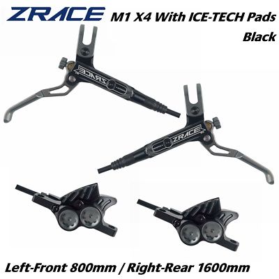 Нови 4-бутални хидравлични спирачки ZRACE M1 X4 (Комплект)
