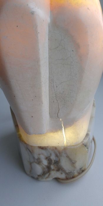 Ночник "Совята".мраморный