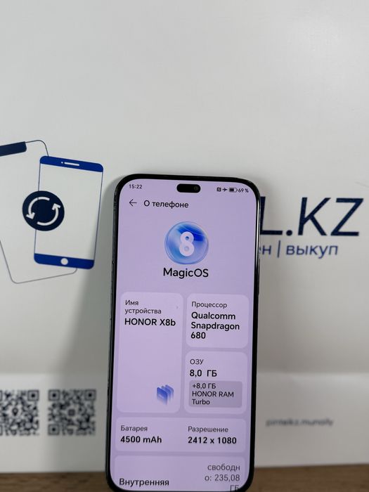 Honor X8B 256 Gb Black