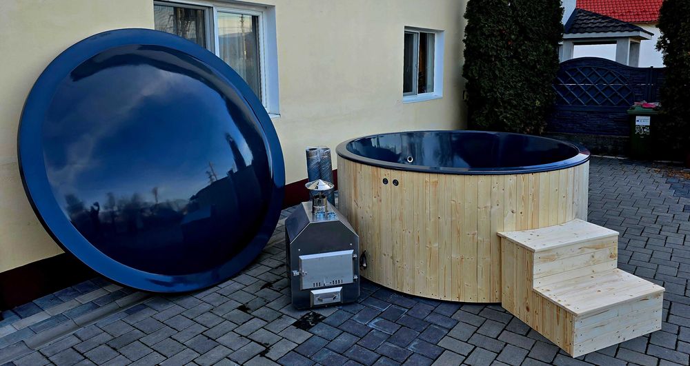 Ciubăr xxl 2.25cm cu sistem jacuzzi din fibra de sticla
