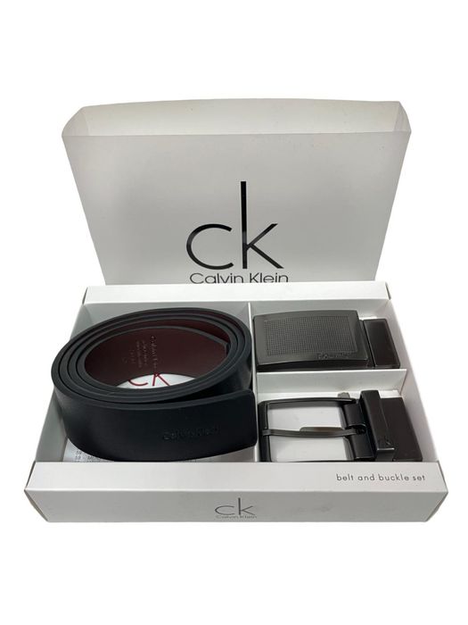Мъжки подаръчен комплект колан Calvin Klein 032 !