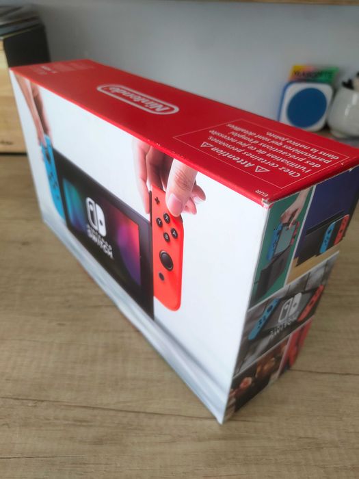 Nintendo Switch 1 [editie de lansare], fullbox, unmodded + husa