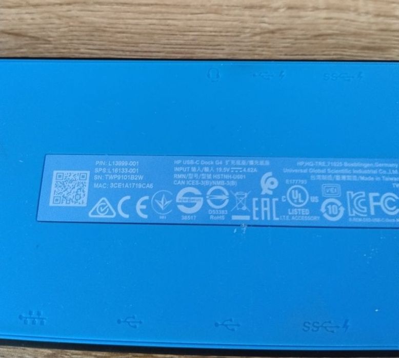 HP USB C Dock G4 statie noua andocare universala laptop încarcator 90w