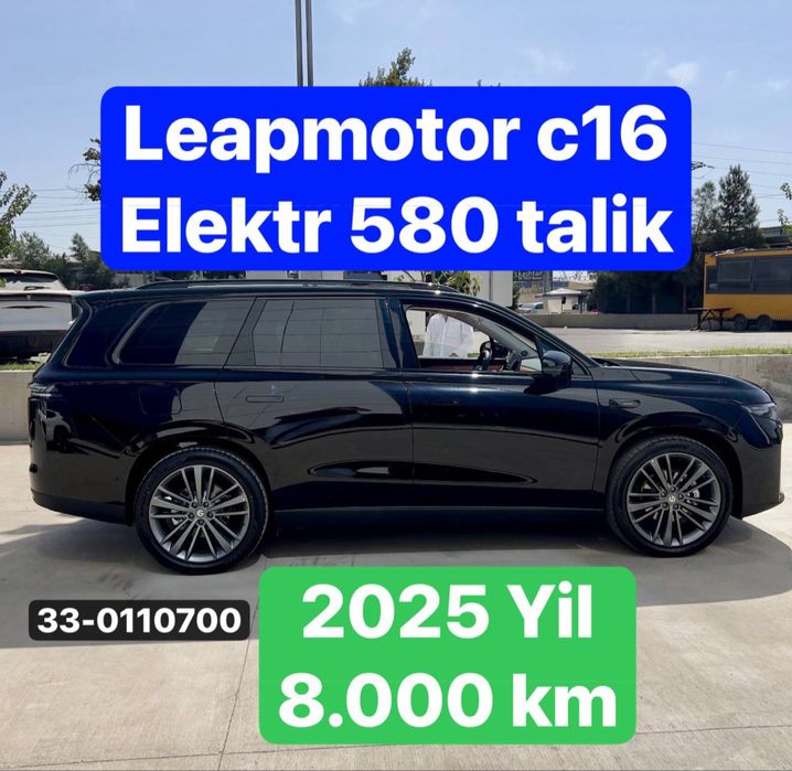 Lepmotor c16 elektr 580 talik. 2025 yil. 8.000 km. Toza. Bir qo’l.