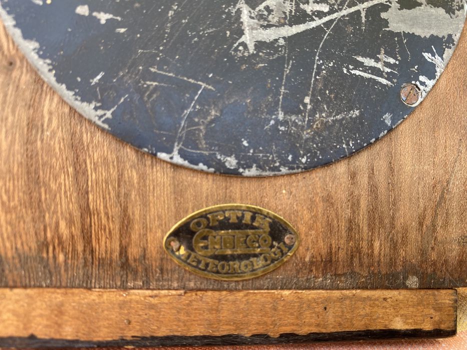 Професионален механичен барометър и термометър от Дания