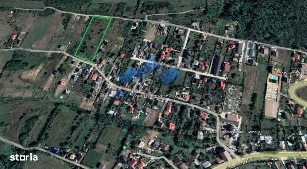 Teren pentru dezvoltare in zona Breazu, cu autorizatie constructie