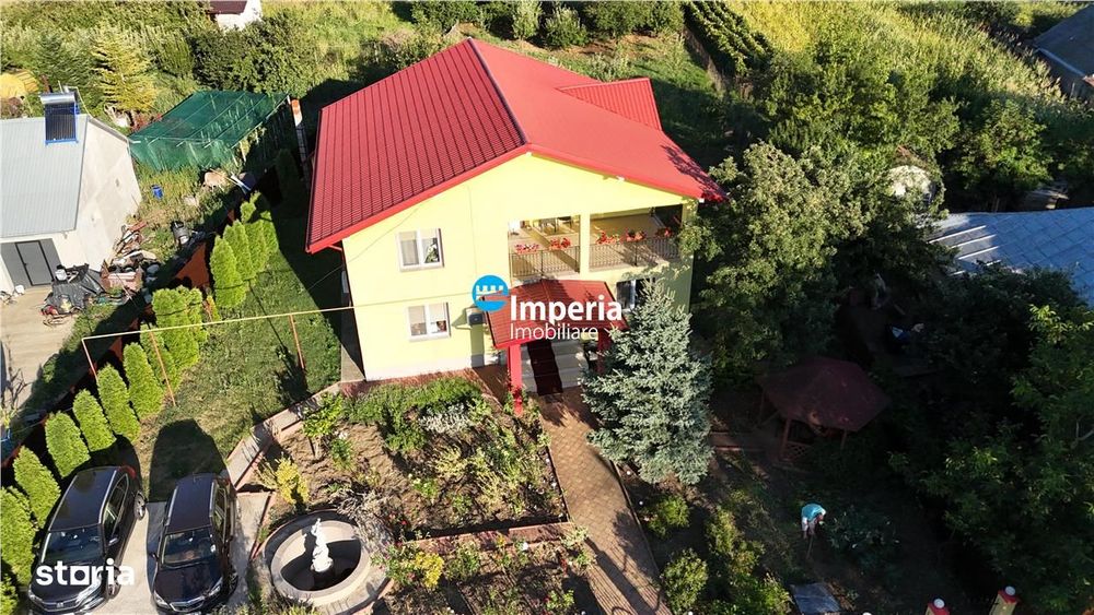 Vila 5 cam, 3 bai, beci, 800 teren, mobilata, Aroneanu Iasi