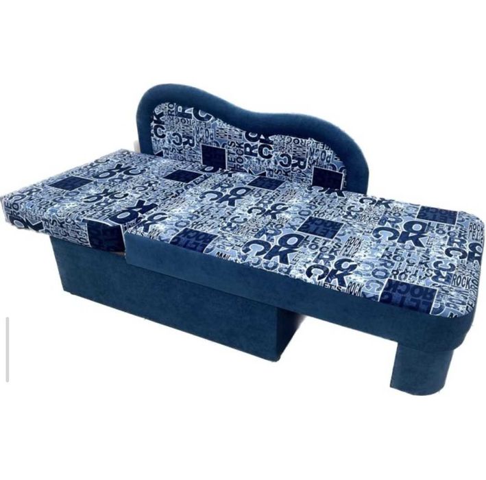 Диван 90x125x80 см, синий