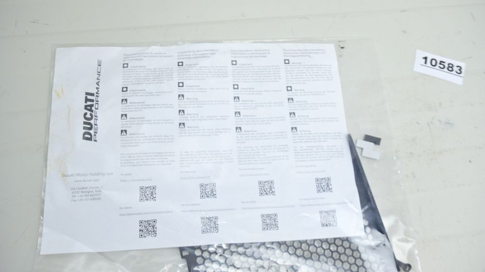 Grila Protectie Radiator Ulei Ducati Panigale V4 / Streetfighter V4