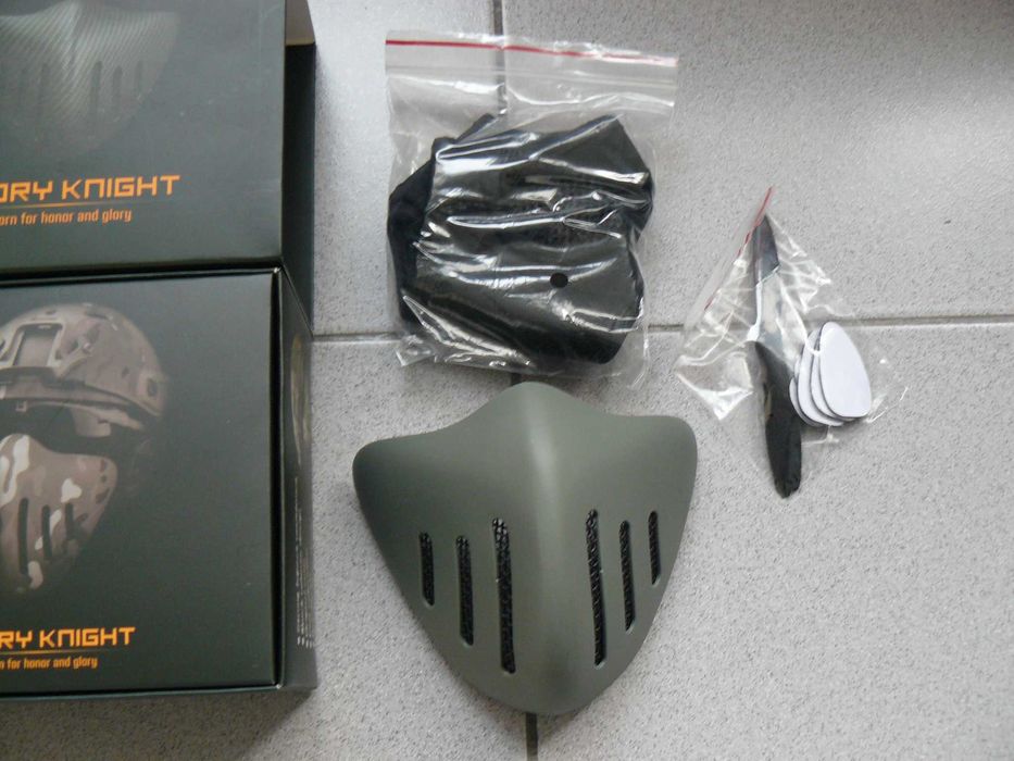 Masca Protectie Airsoft GH Half Face Mask Glory Knight Grey/Gri