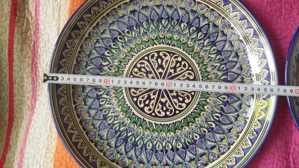 Узбекская тарелка Ляган.