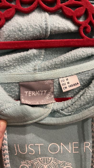 Худи мятный женский