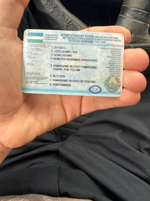 Opel combo van xolati idiyal ob xaydaysiz