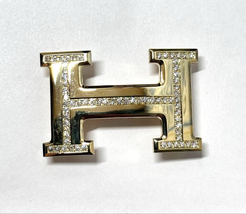 Пряжка. Золото. Hermes - оригинал.