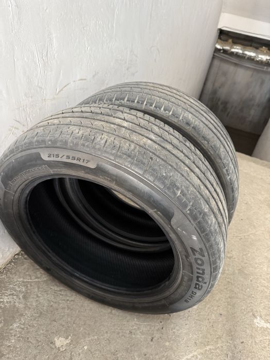 Продам летние шины размер 215/55/Р17