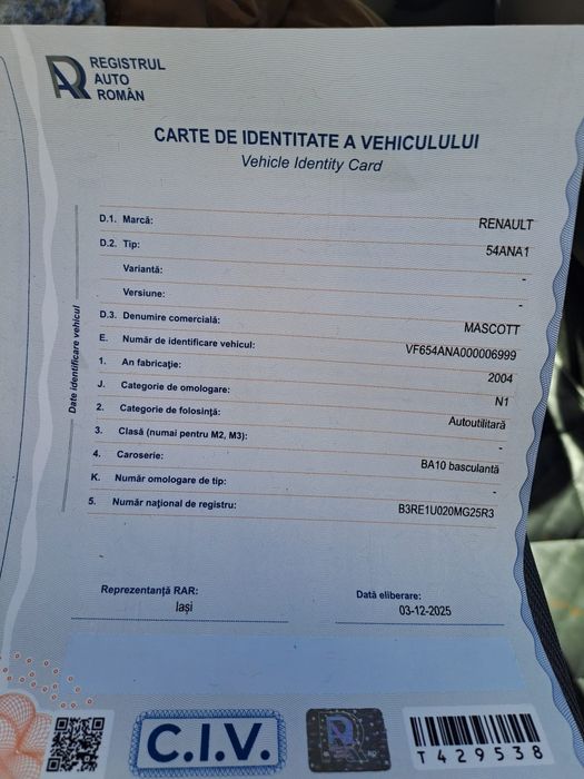 Renault Mascott basculabil