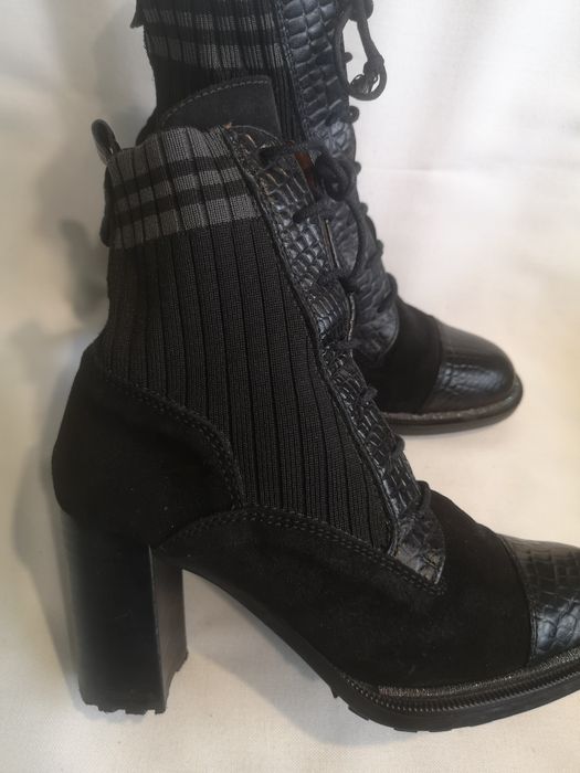 Hispanitas, дамски боти естествен велур, номер 36