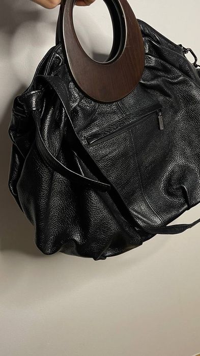 geanta din piele naturala