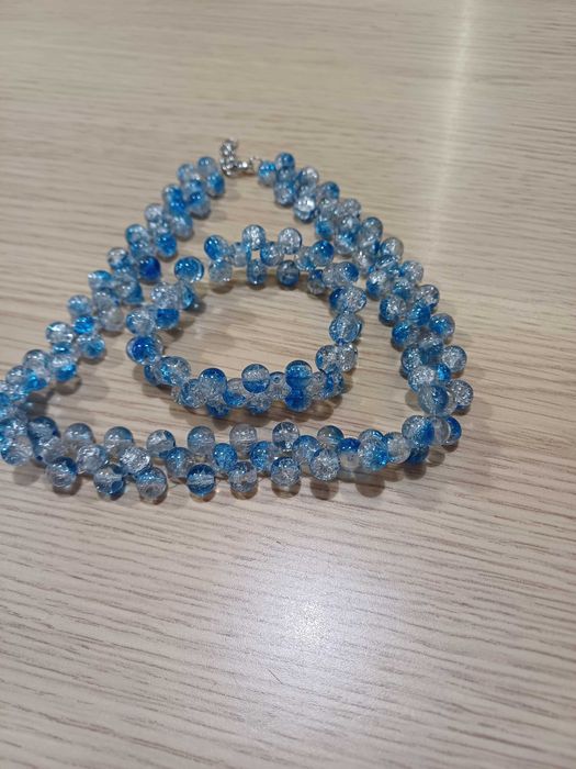 Комплект геран и гривна естествени камъни