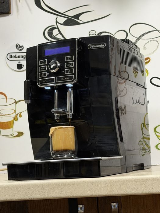 Кафемашина кафе автомат delonghi с гаранция