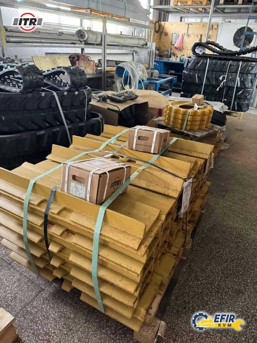 Ходова част - Вериги, Ленивци, Ролки и Звездочки за Булдозери и Багери