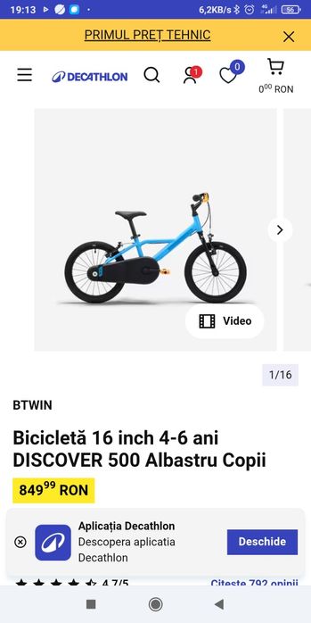 2 biciclete de copii fata si baiat aproape noi