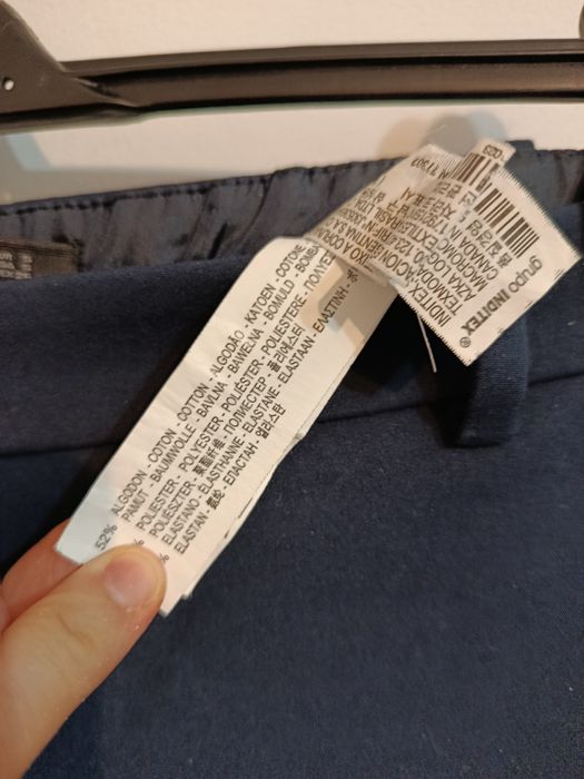 Pantaloni office eleganți Zara bleumarin sezon rece mărimea S 36