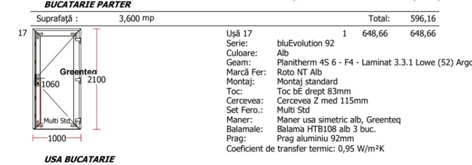 Vand geam termopan, tripan