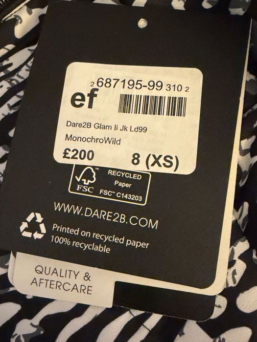 Vand Geaca Dare2B Glamorize || Ski Jachet  in zebra print