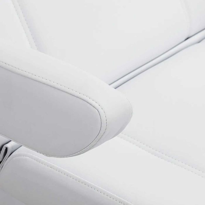 Стол за педикюр Azzurro Lux (3 мотора) 190 х 62/75 х 60/90 см - бял