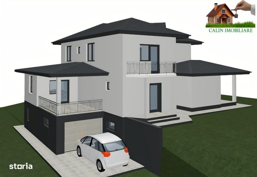 Duplex Premium 3 Camere 170 mp GARAJ Curte 320 mp Valea Adâncă
