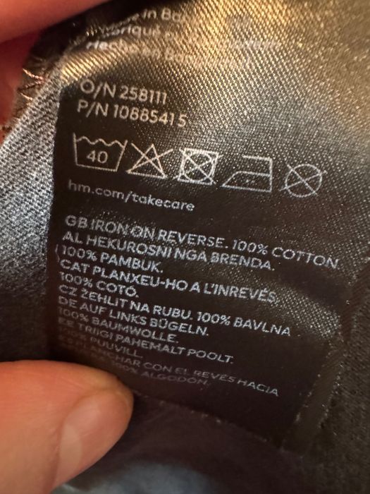 Tricou lung gri, dama, H&M, mărimea XS ca nou