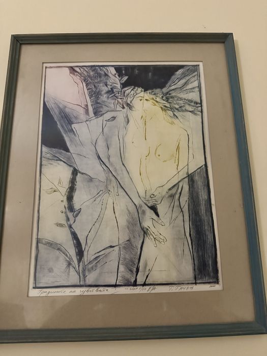 Прекрасна графика от 2000 годин на Тодор Тачев- Градините на чувствата