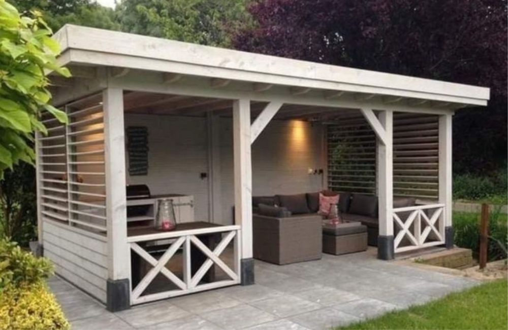 Foisoare si terase din lemn rustic la super pret