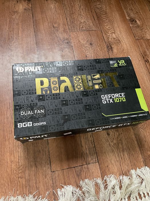 Видео карта  GEFORCE GTX 1070 NVIDIA 8гб