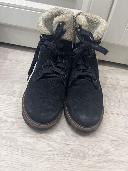 Ботинки замша натуральная