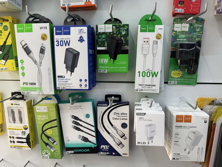 Incarcator priza telefon, cablu de date, cablu de incarcare diferite