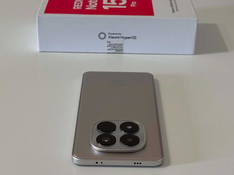 Бартер! НОВ! Redmi Note 15 Pro Titanium (Сив) 4 Цикъла.