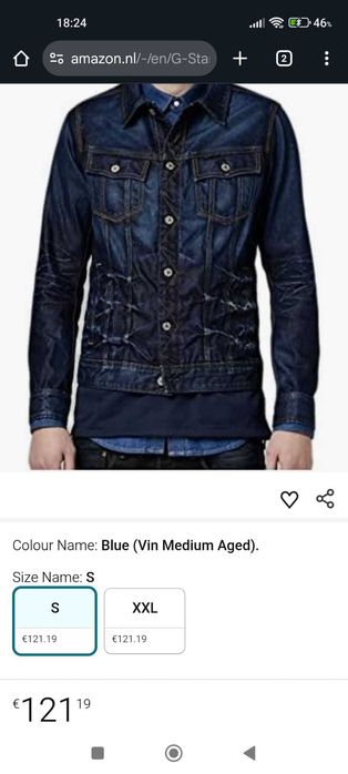 G-STAR geaca de blugi barbati, L