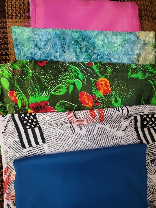 Продам отрезы ткани