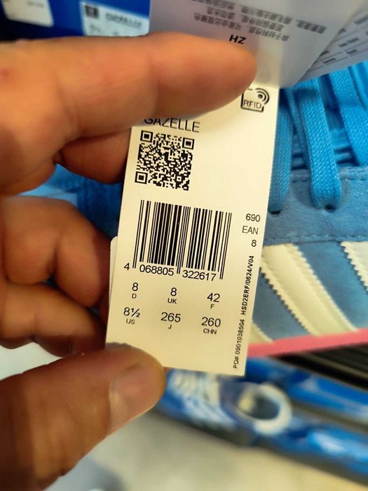Мъжки маратонки ADIDAS GAZELLE INTER MIAMI C.I.F.  Оригинални Фен Клуб  EU36 - 48 2/3
